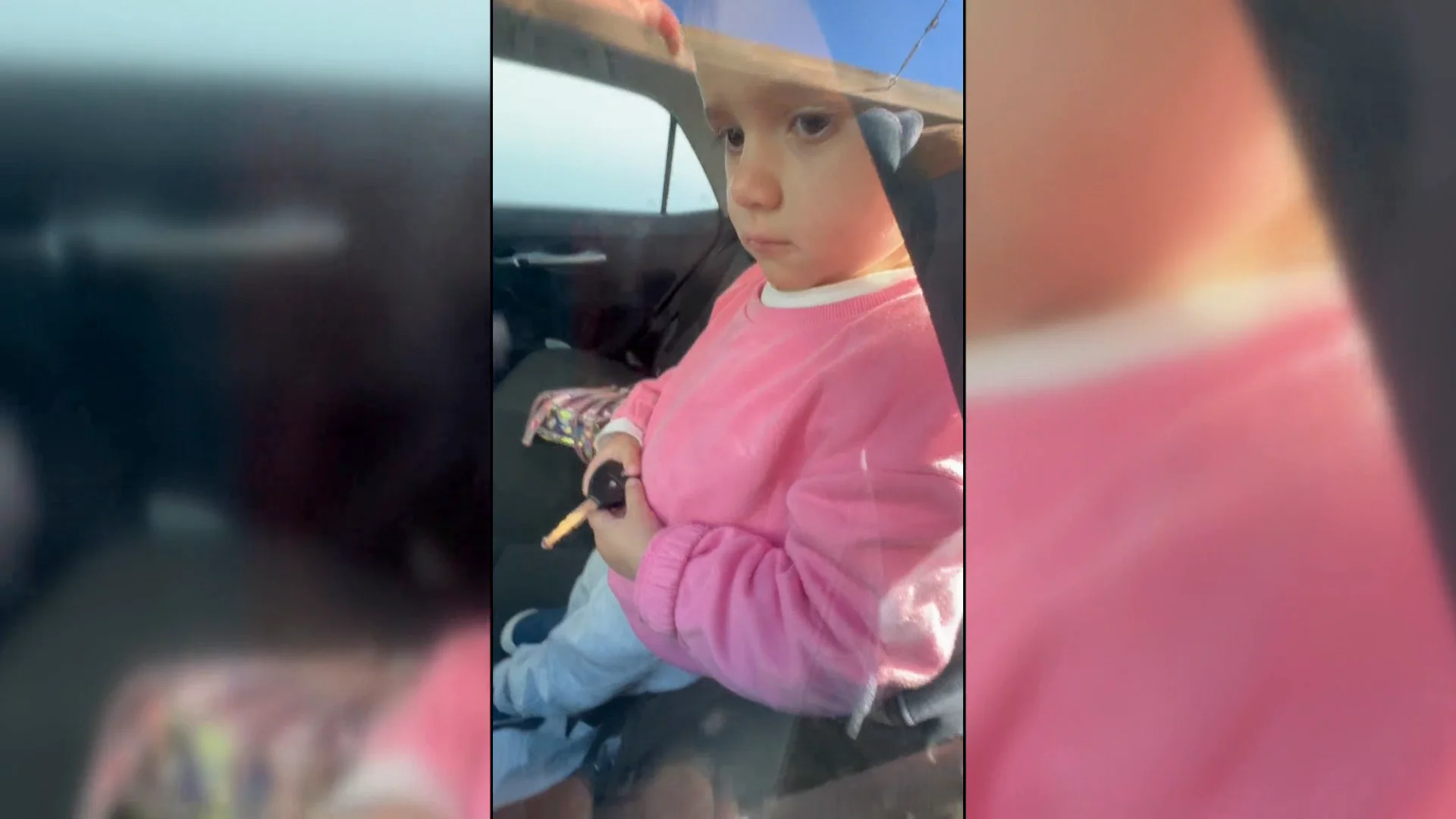 Victoria, la niña de 2 años que quedó atrapada en el coche con la llave y petrificada por el miedo: "Fue un cuadro" Victoria, la niña de 2 años que quedó atrapada en el coche con la llave y petrificada por el miedo: "Fue un cuadro"