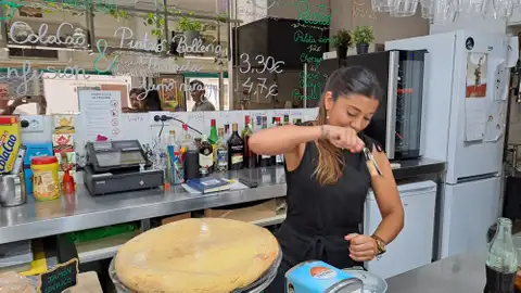 Edurne, la dueña del bar donde ha nacido Udai Edurne, la dueña del bar donde ha nacido Udai