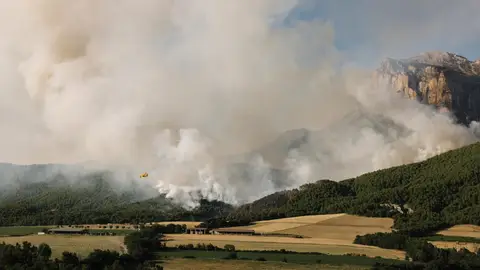 El fuego en Huesca El fuego en Huesca