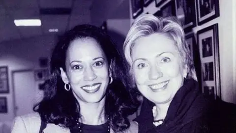Hillary Clinton y Kamala Harris Hillary Clinton y Kamala Harris