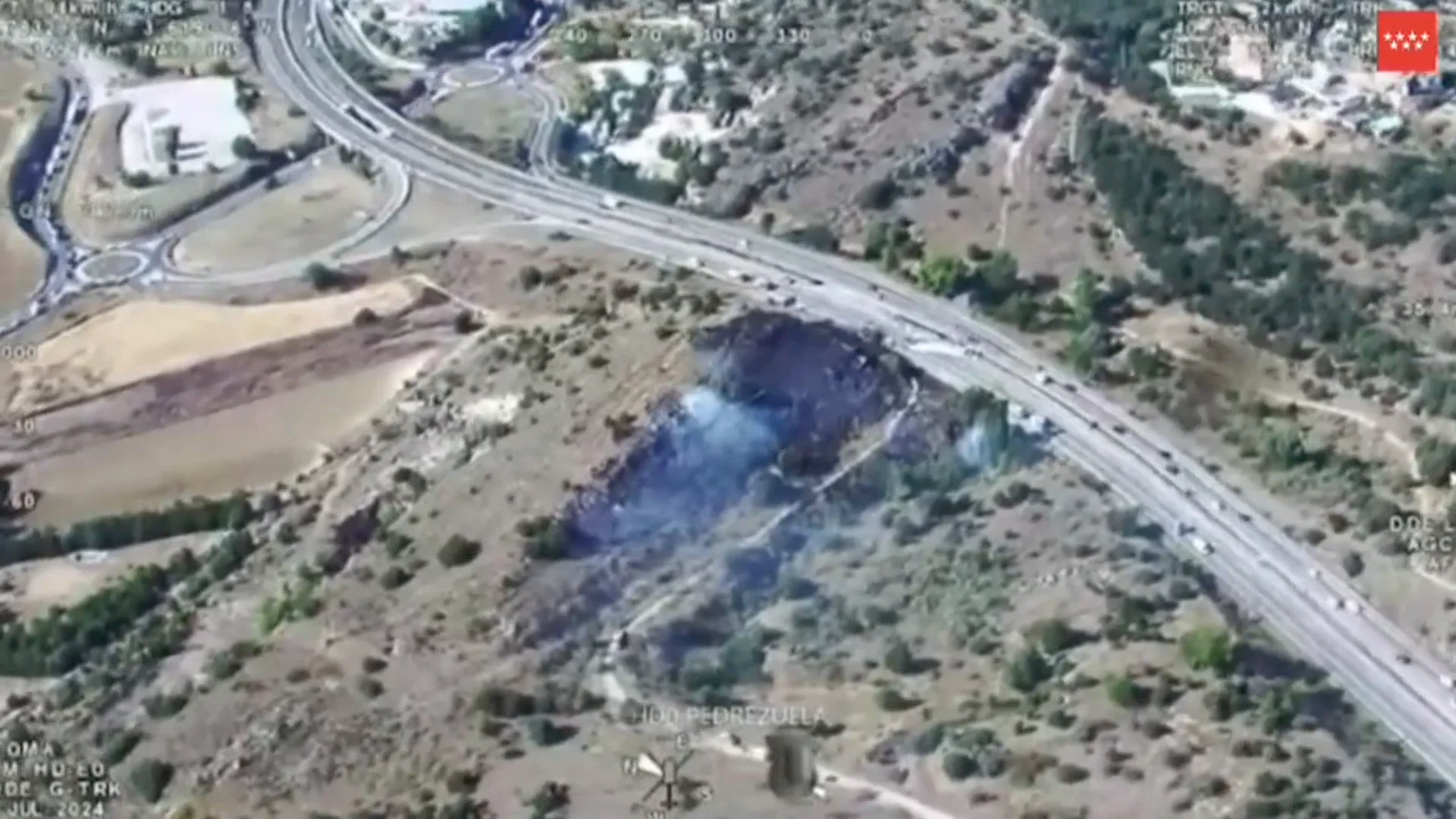 Incendio en la A-1