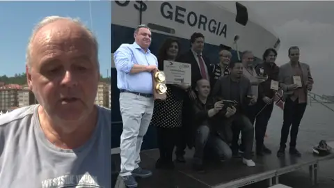 Entrevista con uno de los familiares de los tripulantes del pesquero Entrevista con uno de los familiares de los tripulantes del pesquero