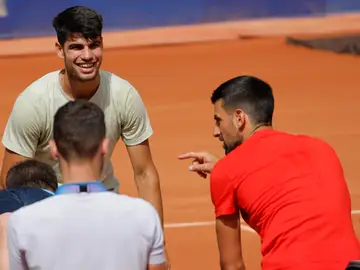 Alcaraz y Djokovic coinciden en la Philippe Chatrier Alcaraz y Djokovic coinciden en la Philippe Chatrier