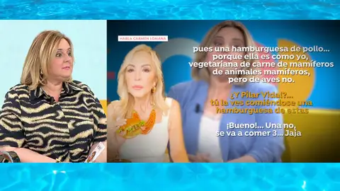 Pilar Vidal reacciona a las palabras de Carmen Lomana Pilar Vidal reacciona a las palabras de Carmen Lomana