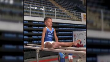 Leo, campeón de España de gimnasia artística a sus 7 años: "Quiero llegar a las olimpiadas"