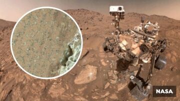 El rover Perseverance de Marte y la roca 'Cheyava Falls'