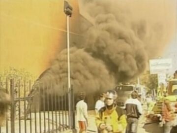 Incendio supermercado en Asunción (Paraguay)