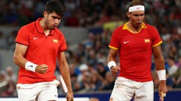 Nadal y Alcaraz en su debut en dobles en los Juegos Olímpicos de 2024
