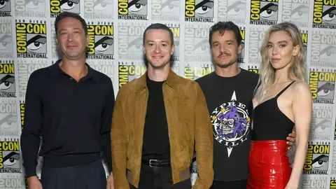 Ebon Moss-Bachrach, Joseph Quinn, Pedro Pascal y Vanessa Kirby, protagonistas de Los 4 Fantásticos Ebon Moss-Bachrach, Joseph Quinn, Pedro Pascal y Vanessa Kirby, protagonistas de Los 4 Fantásticos