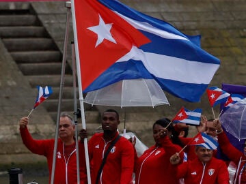 Cuba en la ceremonia inaugural de los Juegos Olímpicos