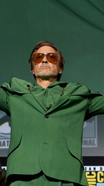 Robert Downey Jr. anunciando su papel de Victor Von Doom