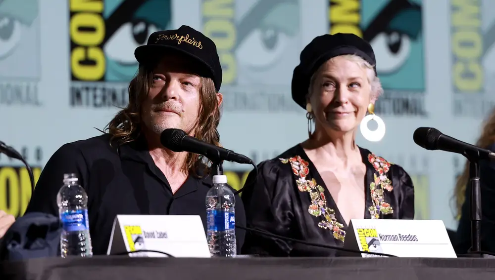 Norman Reedus y Melissa McBride en la Comic-Con Norman Reedus y Melissa McBride en la Comic-Con