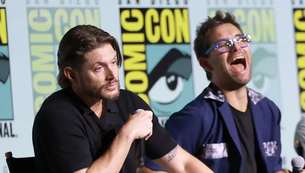 Jensen Ackles y Antony Starr en la Comic-Con Jensen Ackles y Antony Starr en la Comic-Con