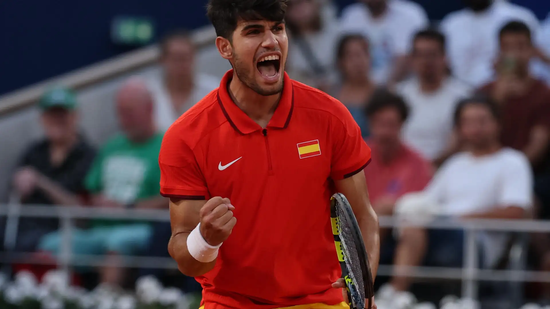 Carlos Alcaraz en la segunda ronda del cuadro individual de los Juegos Olímpicos de París 2024 Carlos Alcaraz en la segunda ronda del cuadro individual de los Juegos Olímpicos de París 2024