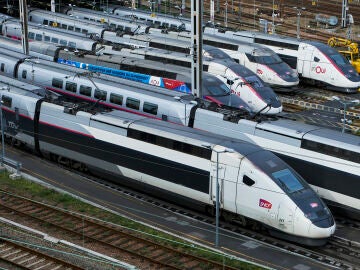 Trenes de alta velocidad en Francia, París 