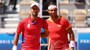 Rafa Nadal - Novak Djokovic en la Philippe Chatrier Rafa Nadal - Novak Djokovic en la Philippe Chatrier