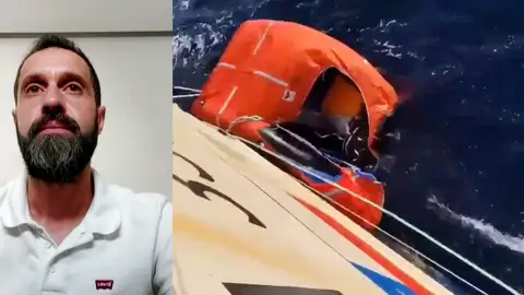 Superviviente de un naugrafio. Superviviente de un naugrafio.