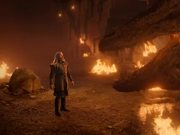 Hugh el Martillo y Vermithor en La Casa del Dragón Hugh el Martillo y Vermithor en La Casa del Dragón