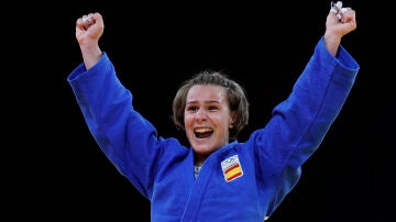 La judoka Laura Martínez en los Juegos Olímpicos de París 2024