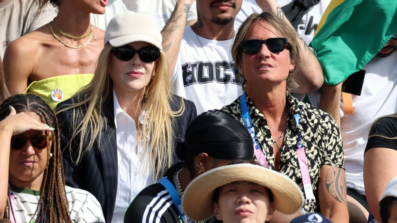 Nicole Kidman y Keith Urban en los Juegos Ol&iacute;mpicos de Par&iacute;s
