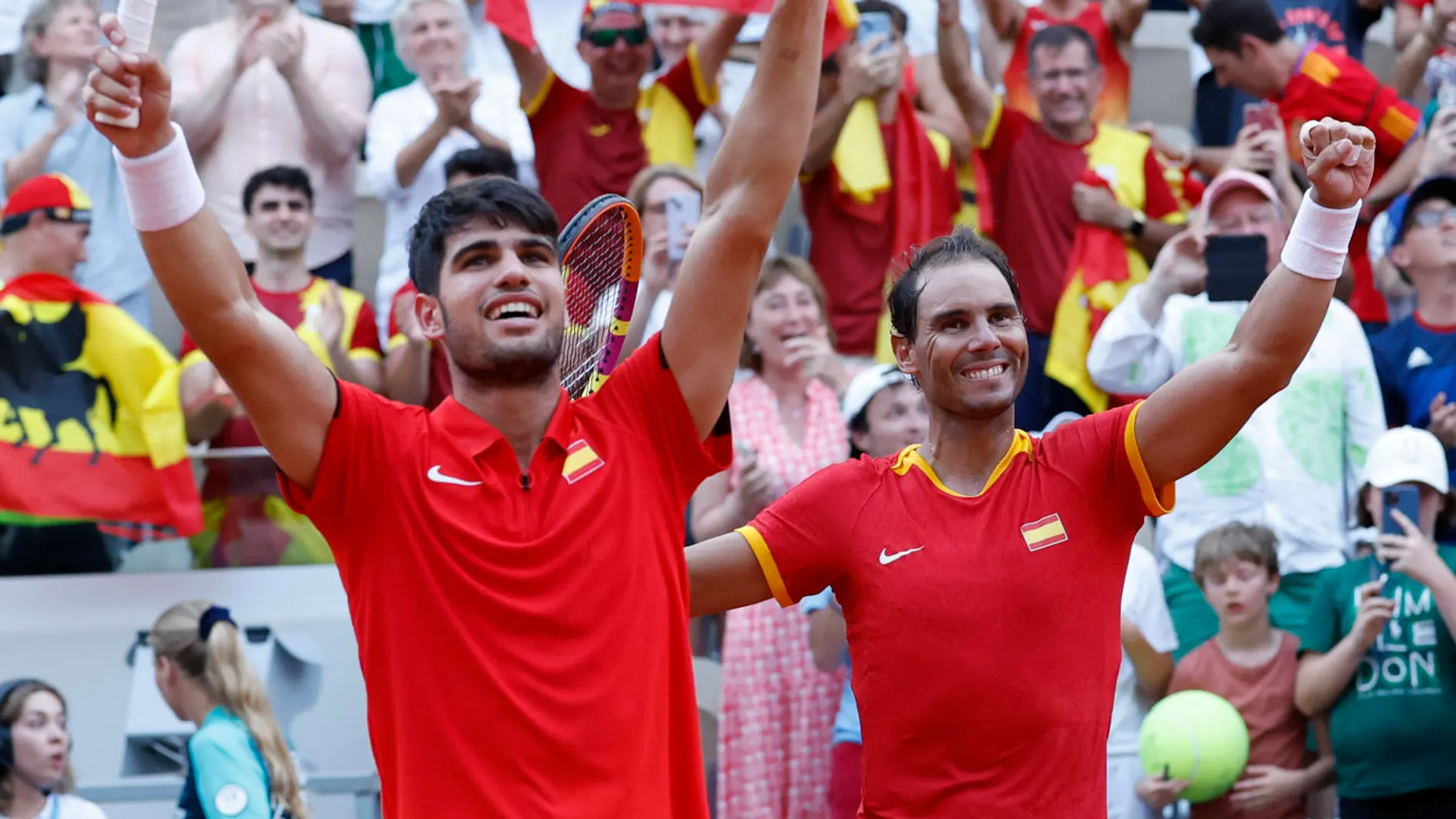Alcaraz y Nadal en los octavos de final de los Juegos Olímpicos de París 2024 Alcaraz y Nadal en los octavos de final de los Juegos Olímpicos de París 2024