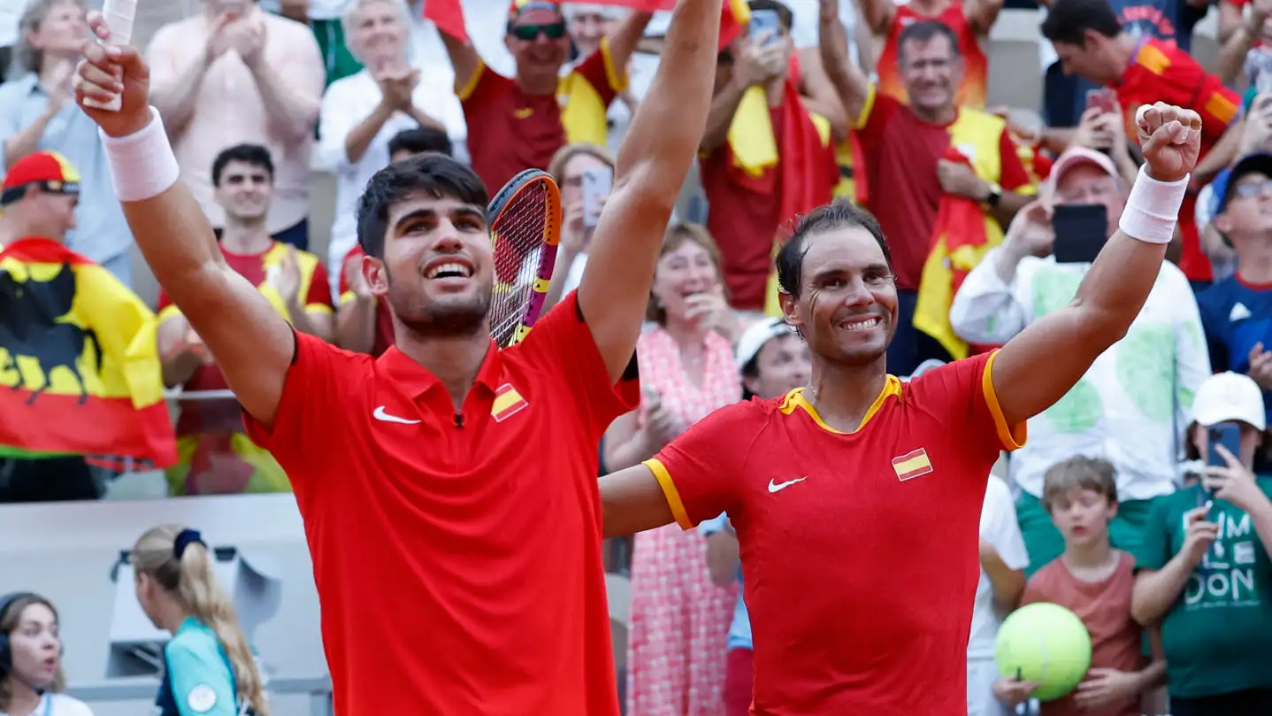 Alcaraz y Nadal en los octavos de final de los Juegos Olímpicos de París 2024 Alcaraz y Nadal en los octavos de final de los Juegos Olímpicos de París 2024