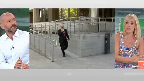 Rifirrafe entre Jaime de los Santos y Afra Blanco  Rifirrafe entre Jaime de los Santos y Afra Blanco