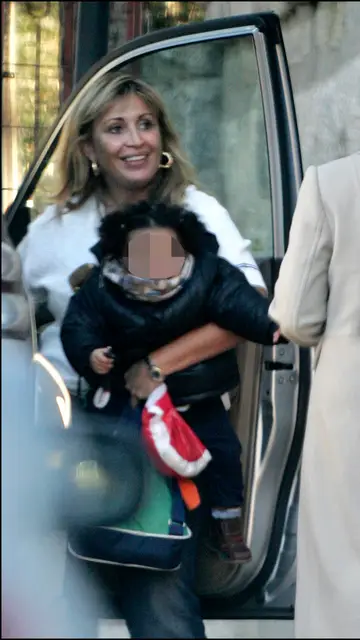 Raquel Mosquera y su hija en 2007 Raquel Mosquera y su hija en 2007