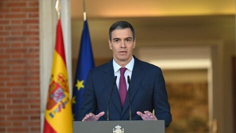 Pedro S&aacute;nchez en la Moncloa