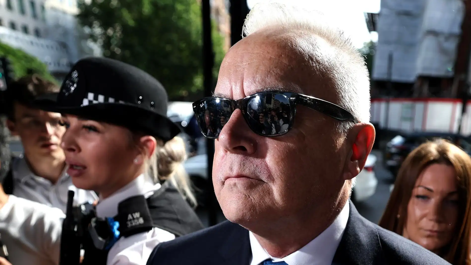 El presentador Huw Edwards El presentador Huw Edwards