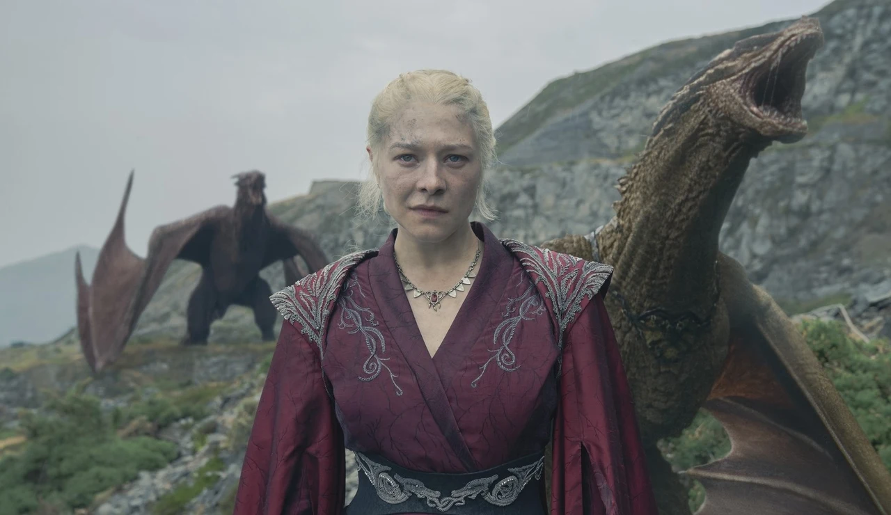 Rhaenyra Targaryen (Emma D'arcy) en La Casa del Dragón