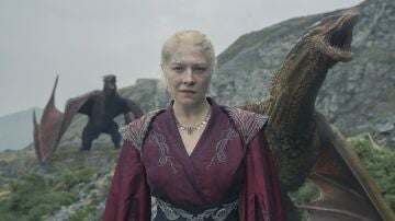 Rhaenyra Targaryen (Emma D'arcy) en La Casa del Dragón