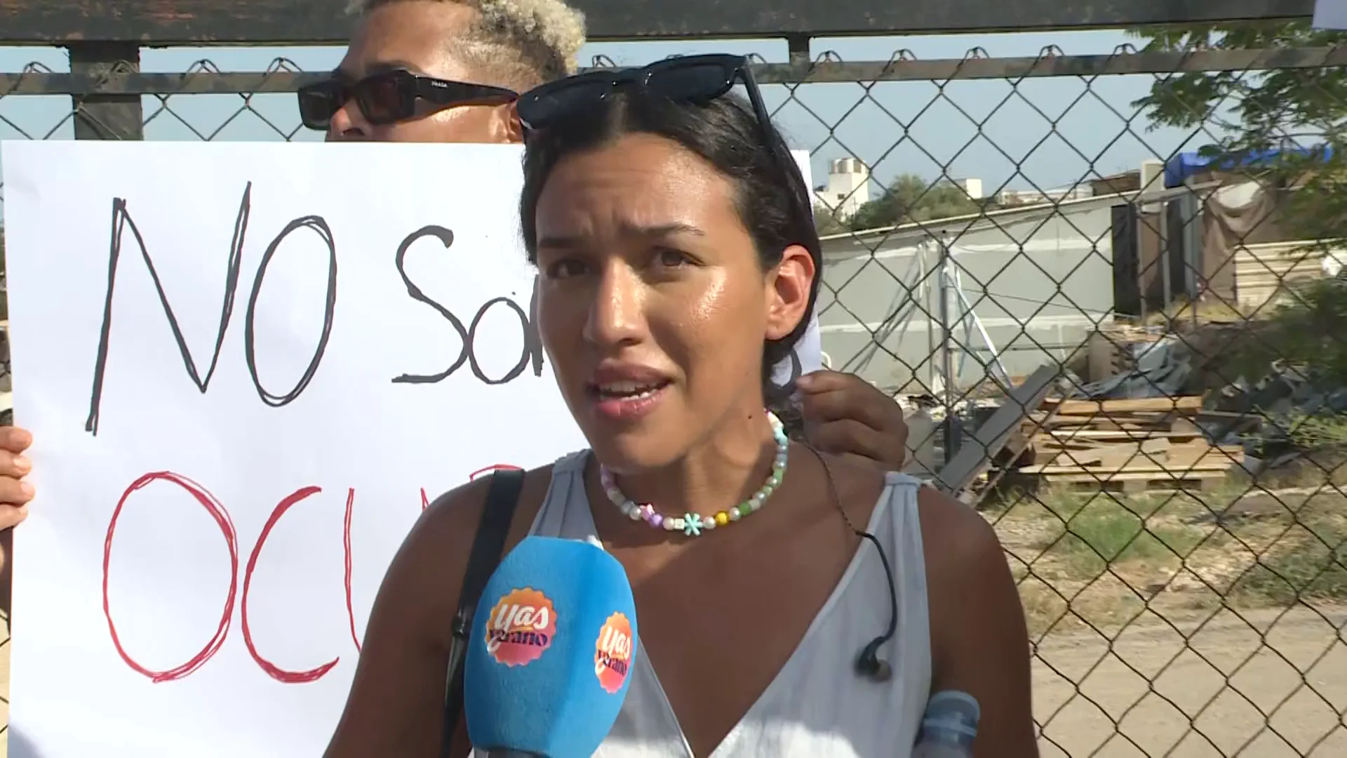 Ana Mar&iacute;a, una de las desalojadas de un terreno en Ibiza: "No somos okupas, estamos pagando un alquiler"