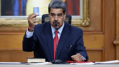 Maduro en su comparecencia posterior a las elecciones Maduro en su comparecencia posterior a las elecciones