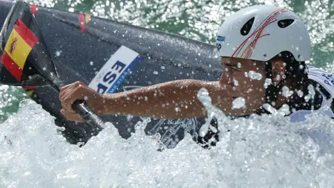 Pau Echaniz se hace con el bronce en slalon Pau Echaniz se hace con el bronce en slalon