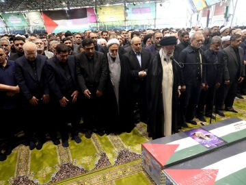 Funeral en Teheran por la muerte del líder de Hamás