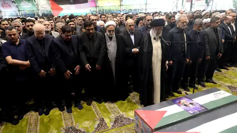 Funeral en Teheran por la muerte del líder de Hamás Funeral en Teheran por la muerte del líder de Hamás