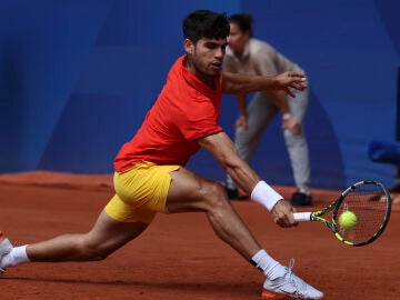 Alcaraz en los cuartos de final de los Juegos Olímpicos de París 2024