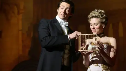 Hugh Jackman y Scarlett Johansson en El Truco Final Hugh Jackman y Scarlett Johansson en El Truco Final