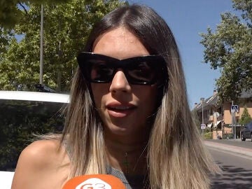 Alejandra Rubio ante los micrófonos de Gtres