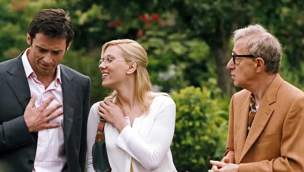 Hugh Jackman, Scarlett Johansson y Woody Allen en Scoop Hugh Jackman, Scarlett Johansson y Woody Allen en Scoop