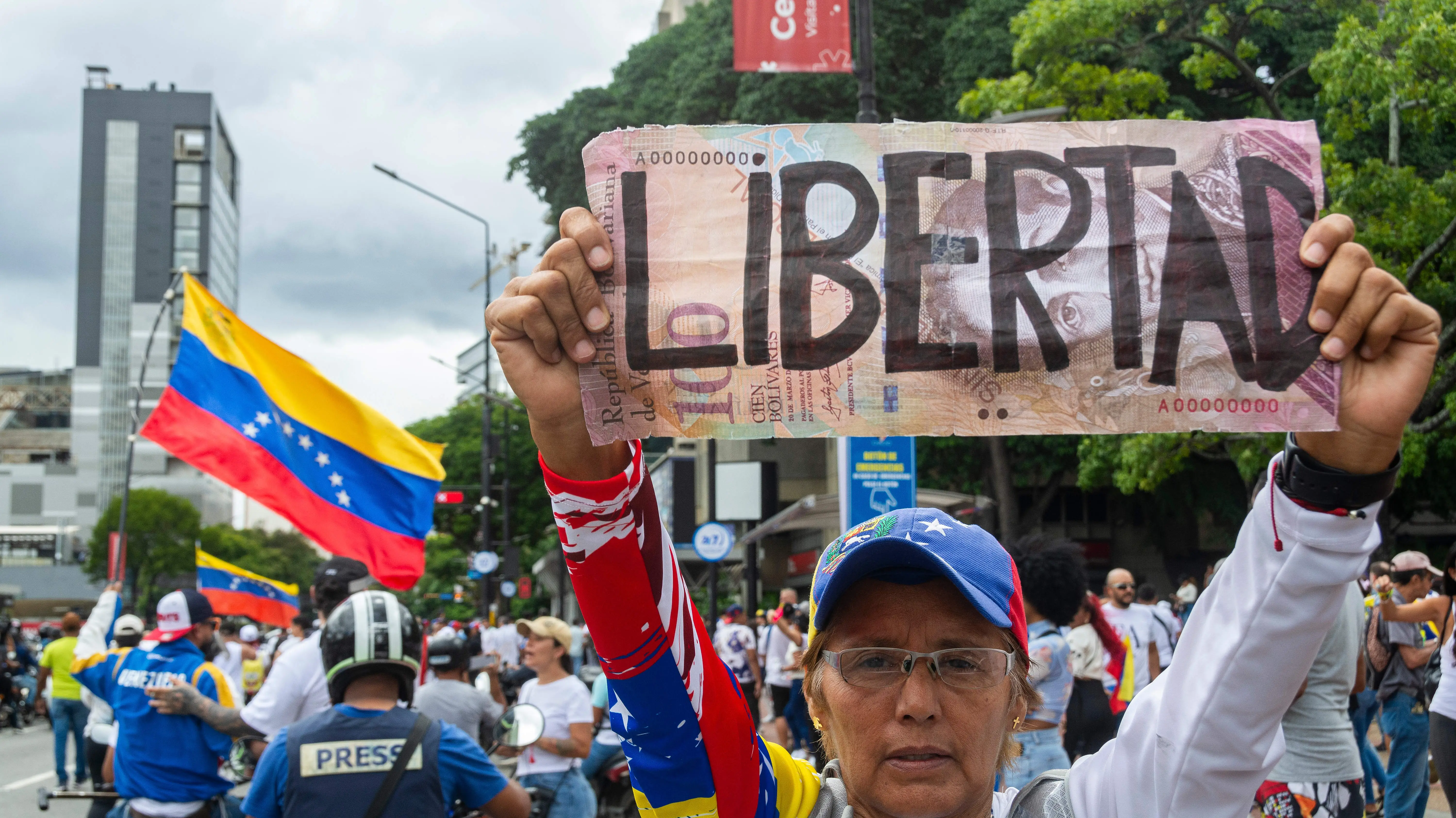 Protestas en Venezuela por el resultado de las elecciones Protestas en Venezuela por el resultado de las elecciones