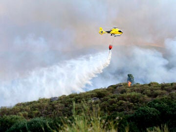 Incendio en el sur de Gredos