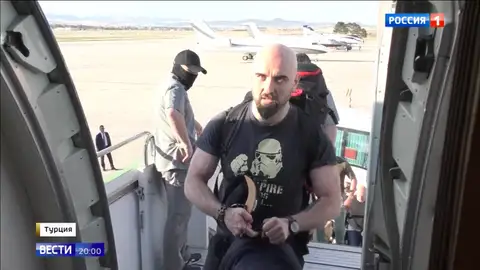 Momento de liberación de Pablo González Momento de liberación de Pablo González