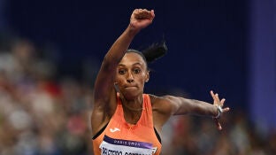 Ana Peleteiro, en la final del triple salto en los JJOO de Par&iacute;s 2024