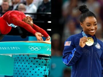 Simone Biles, en acción en los JJOO de París 2024