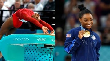 Simone Biles, en acción en los JJOO de París 2024