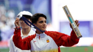 María Pérez, plata en 20 km marcha en París 2024