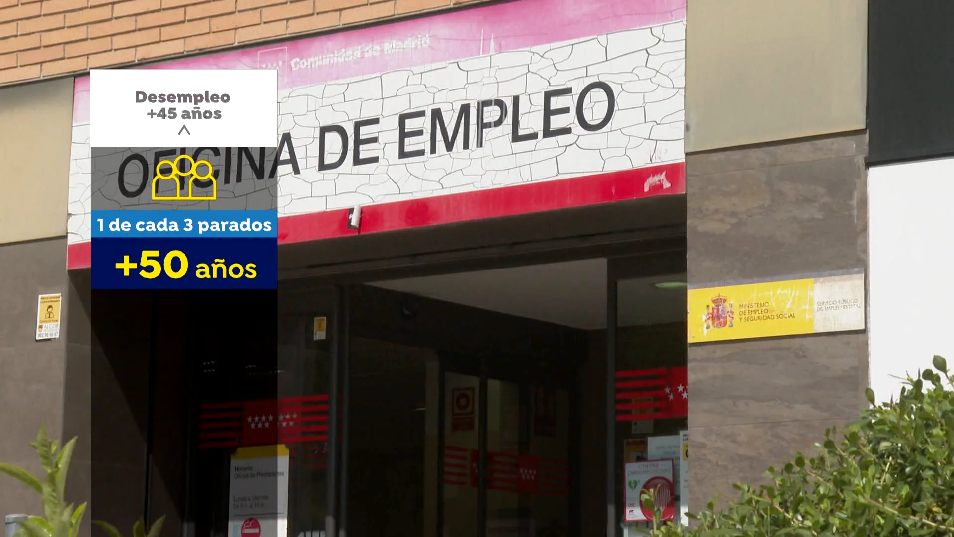 Desempleados mayores de 45 años en España Desempleados mayores de 45 años en España