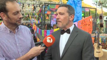 Antonio Banderas en la entrevista de la Gala Starlite